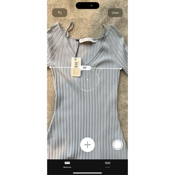 NWT PROENZA SCHOULER Rib Knit V-Neck Fit & Flare Midi Dress, $500 - Picture 11 of 11